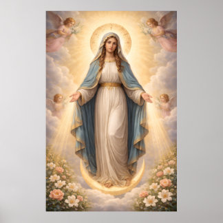 Heilige Mutter Gottes Göttliche Liebe & Schutz´11 Poster