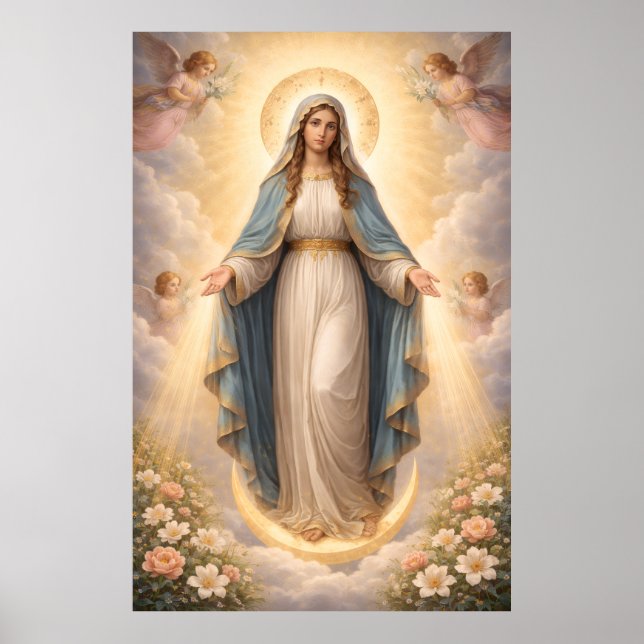 Heilige Mutter Gottes Göttliche Liebe & Schutz´11 Poster (Framsidan)