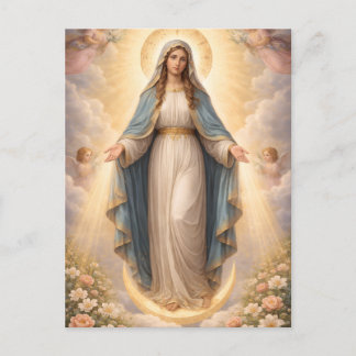 Heilige Mutter Gottes Göttliche Liebe & Schutz´11 Vykort