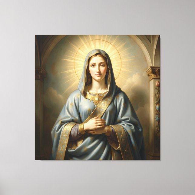 Heilige Mutter Gottes – Göttliche Liebe & Schutz´1 Canvastryck (Framsida)