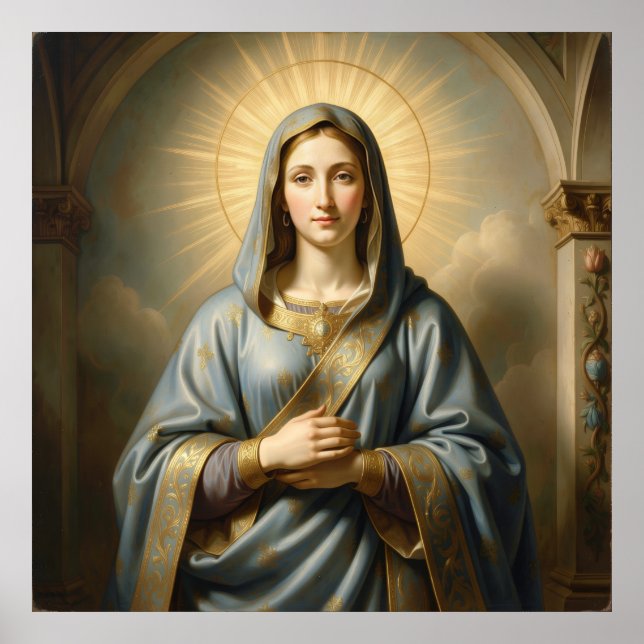 Heilige Mutter Gottes – Göttliche Liebe & Schutz´1 Poster (Framsidan)