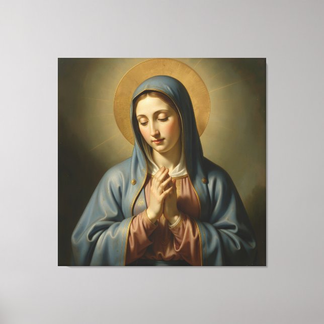 Heilige Mutter Gottes – Göttliche Liebe & Schutz´2 Canvastryck (Framsida)