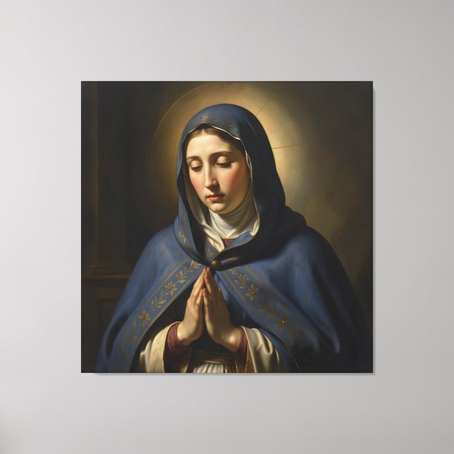 Heilige Mutter Gottes – Göttliche Liebe & Schutz´4 Canvastryck (Framsida)