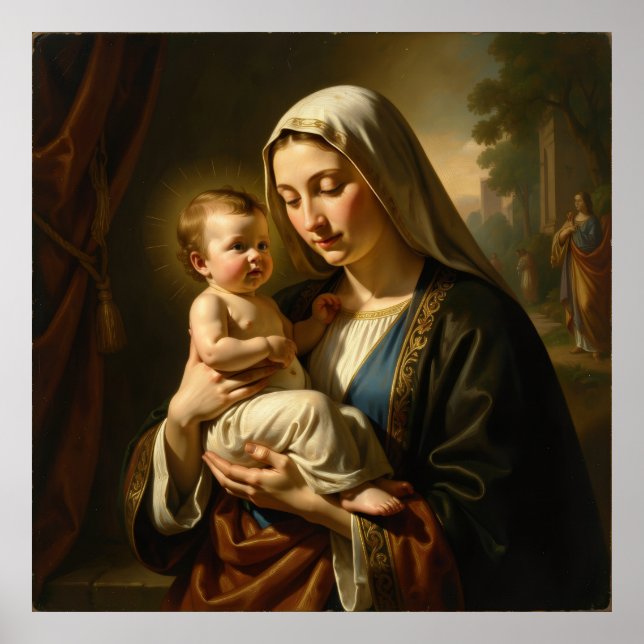 Heilige Mutter Gottes – Göttliche Liebe & Schutz´5 Poster (Framsidan)