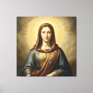 Heilige Mutter Gottes – Göttliche Liebe & Schutz´6 Canvastryck