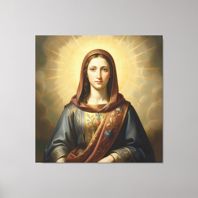 Heilige Mutter Gottes – Göttliche Liebe & Schutz´6 Canvastryck (Framsida)