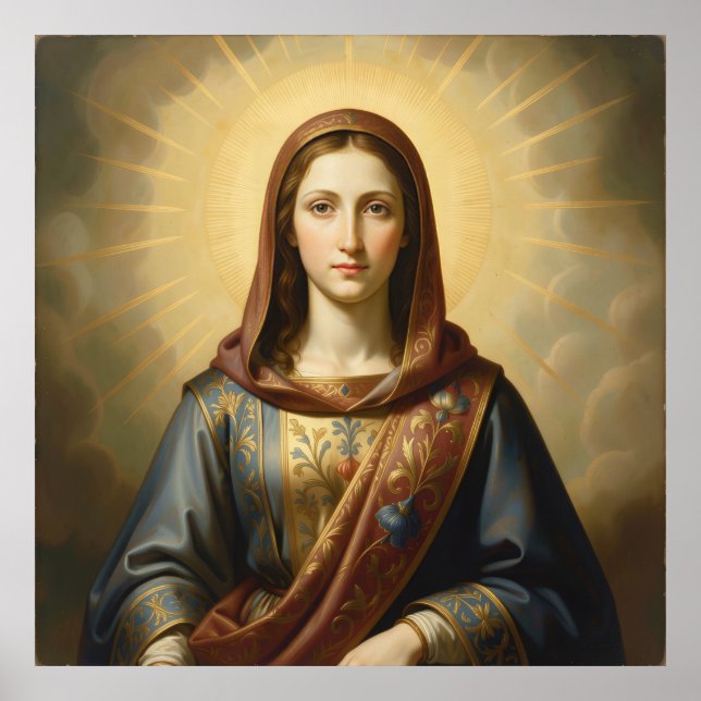 Heilige Mutter Gottes – Göttliche Liebe & Schutz´6 Poster (Framsidan)