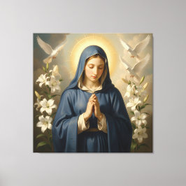 Heilige Mutter Gottes – Göttliche Liebe & Schutz´7 Canvastryck