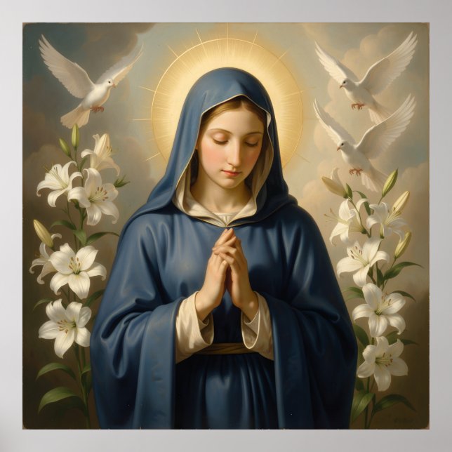 Heilige Mutter Gottes – Göttliche Liebe & Schutz´7 Poster (Framsidan)