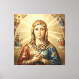 Heilige Mutter Gottes – Göttliche Liebe & Schutz´8 Canvastryck
