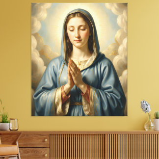 Heilige Mutter Gottes – Göttliche Liebe & Schutz Canvastryck