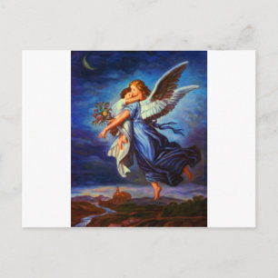 Heiliger Schutzengel - Guardian Angel 7-olja Vykort