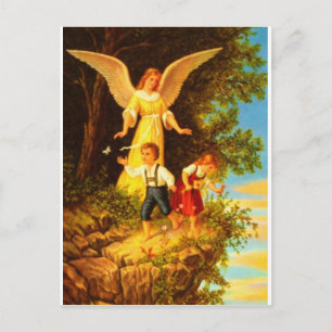 Heiliger Schutzengel - Guardian Angel 8-olja Vykort