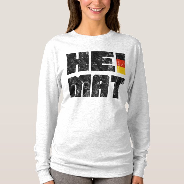 Heimat, tysk, Tyskland Home, Homeland T Shirt (Framsida)