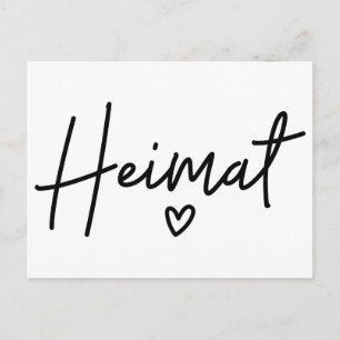 Heimat tyskt ord, hem, hemland helg vykort