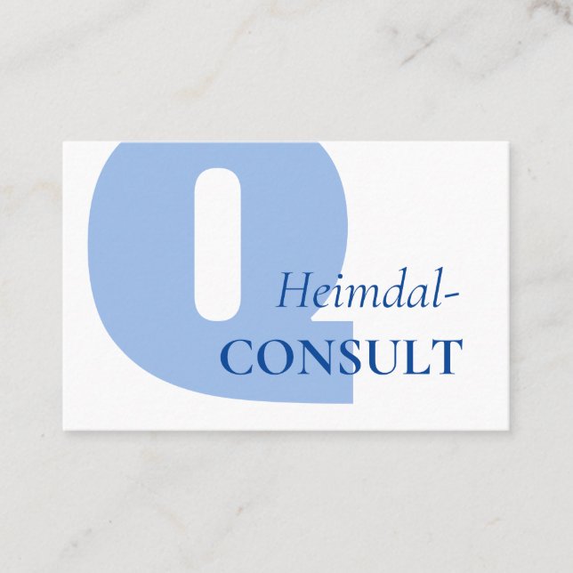 Heimdal Consult-Affärskort Visitkort (Framsida)