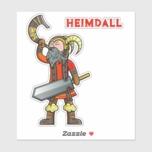 Heimdall Norse Mythology Klistermärken