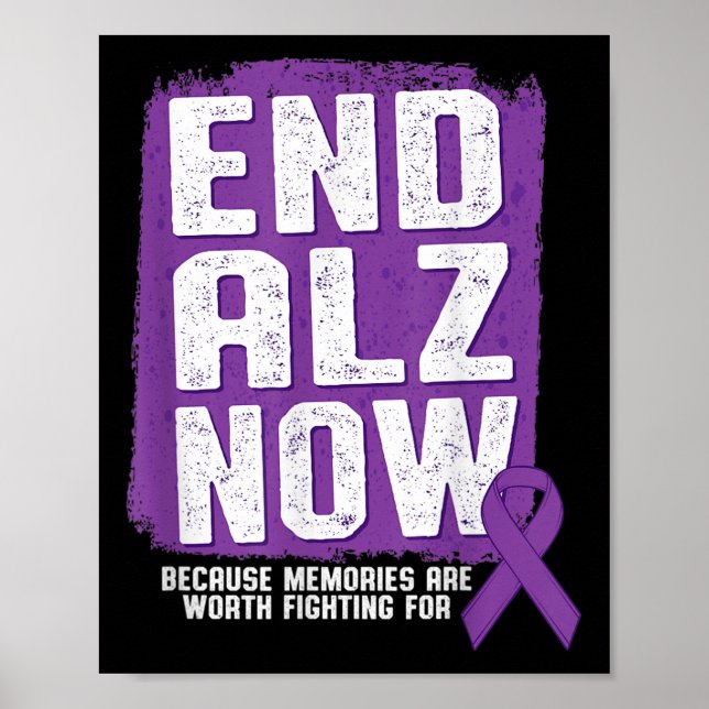 Heimer Awareness , Uni, Män, Kvinnor &amp; Barn  Poster (Framsidan)