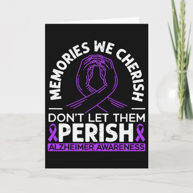 Heimerheimer Alzheimers Minne Medvetenhet  Kort (Framsida)