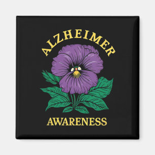 Heimerheimer Awareness Flowers Magnet