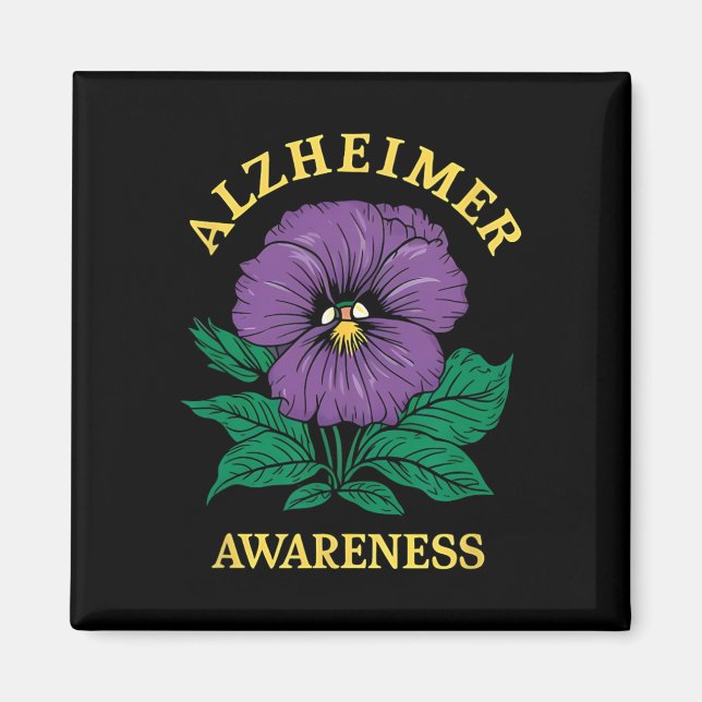 Heimerheimer Awareness Flowers Magnet (Framsidan)