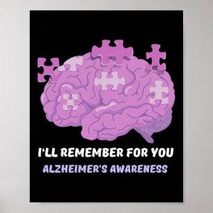 Heimerheimer Awareness Lila Month Poster