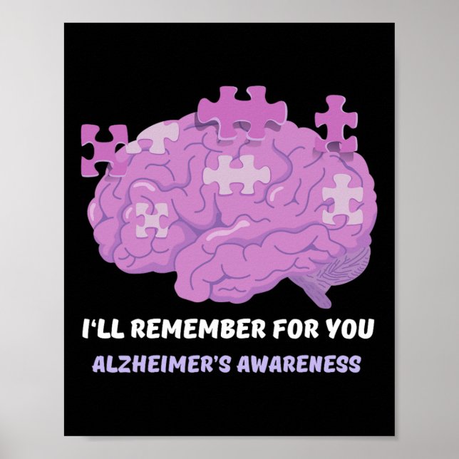 Heimerheimer Awareness Lila Month Poster (Framsidan)