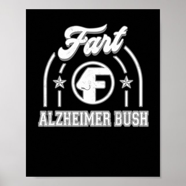Heimerheimer Bush Fart Funny Poster (Framsidan)
