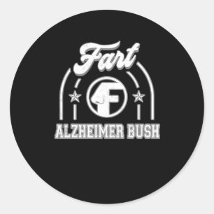 Heimerheimer Bush Fart Funny Runt Klistermärke