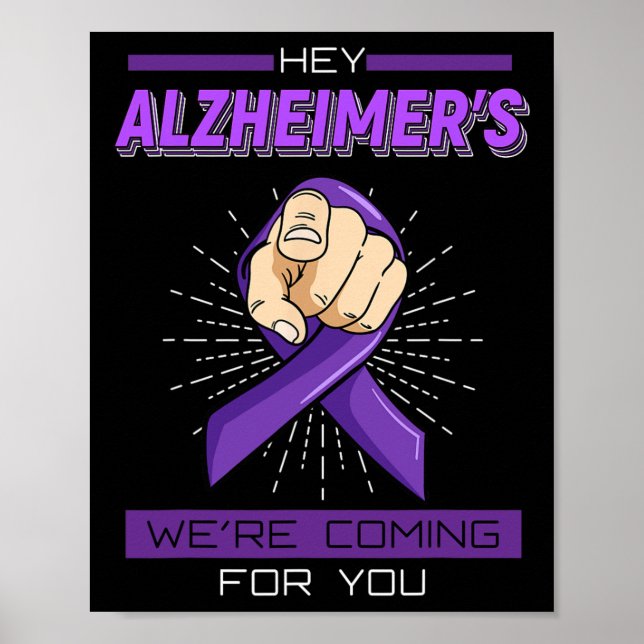 Heimerheimer Disease Shirt Brain Minnesförlust Dem Poster (Framsidan)