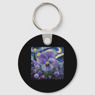 Heimerheimer Lila Blommigt Pansy Dementia Heimerhe Nyckelring
