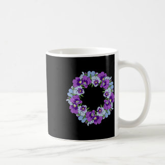 Heimerheimer Purpur Blommig Pansy Demens Heimerhe Kaffemugg