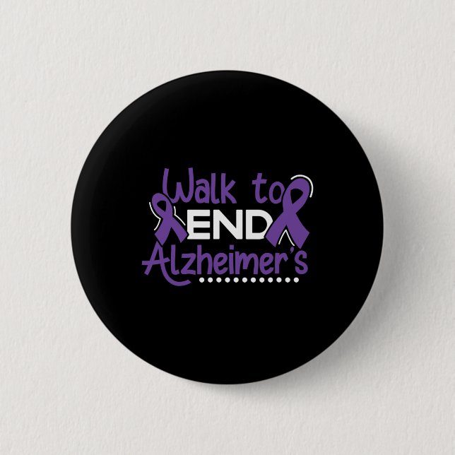 Heimerheimer Walk Dementia Warrior Lila Ribbon A Knapp (Framsida)
