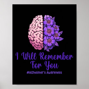 Heimerheimers Lila Blommigt Brain, jag kommer ihåg Poster