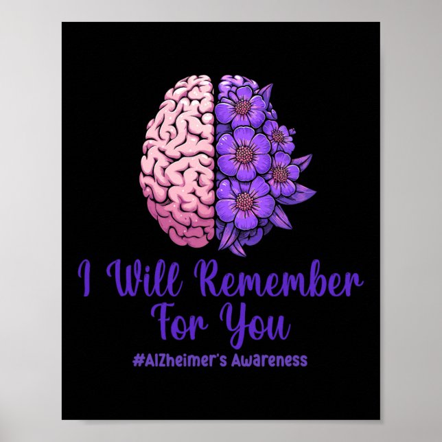 Heimerheimers Lila Blommigt Brain, jag kommer ihåg Poster (Framsidan)