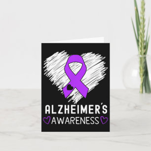 Heimerheimers Lila Ribbon Dementia Heimerheimers s Kort