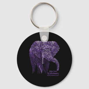 Heimerheimers medvetenhet och ger Lila Elephant Nyckelring
