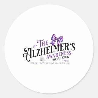 Heimers Awareness Heimers Awareness Social Klubb _ Runt Klistermärke