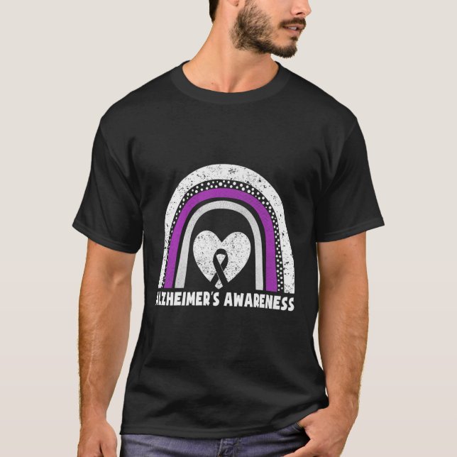 Heimers Awareness Shirt Heimers Lila Rainbow cut T (Framsida)