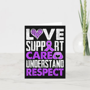 Heimers Awareness Shirt Support Care Kärlek Heimer Kort