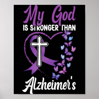 Heimers stöd för demensmedvetenhet tro gud poster