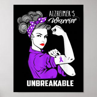 Heimers Warrior Unbryable Shirt Heimers Awarenes Poster
