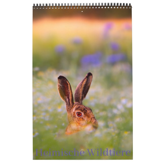 Heimische Wildtiere Kalender (Omslag)
