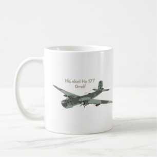 Heinkel 177 tyska bombplan WW2 Kaffemugg
