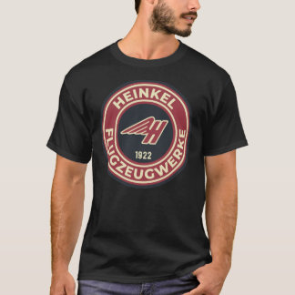 Heinkel Flugzeugwerke - Round Logotyp Classic T-Sh T Shirt