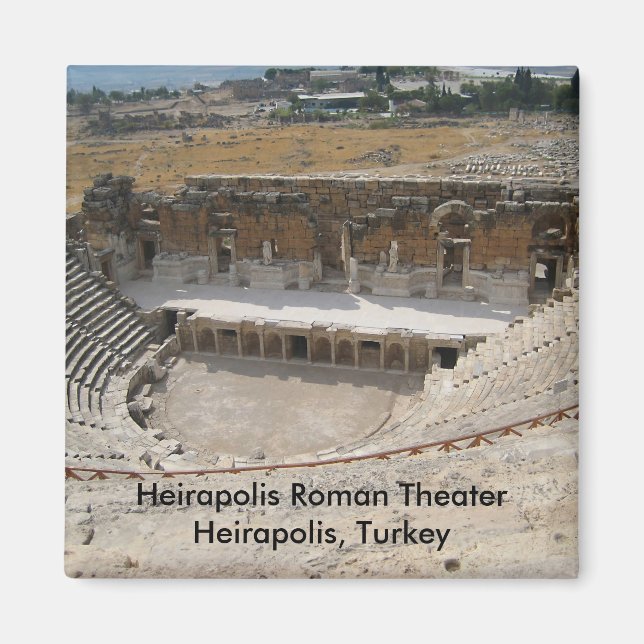 Heirapolis Roman Theater Magnet (Framsidan)