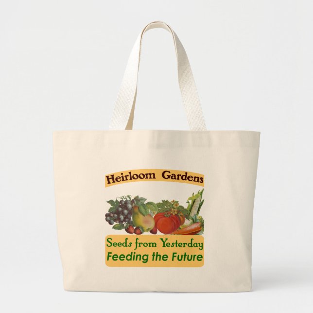 Heirloom Gardens Grönt Say Jumbo Tygkasse (Framsidan)
