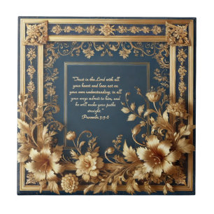 - Heirloom Grace Bible Verse Ceramic Tile Kakelplatta