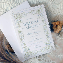 Heirloom Hydrangea Bridal Shower Invitation Inbjudningar