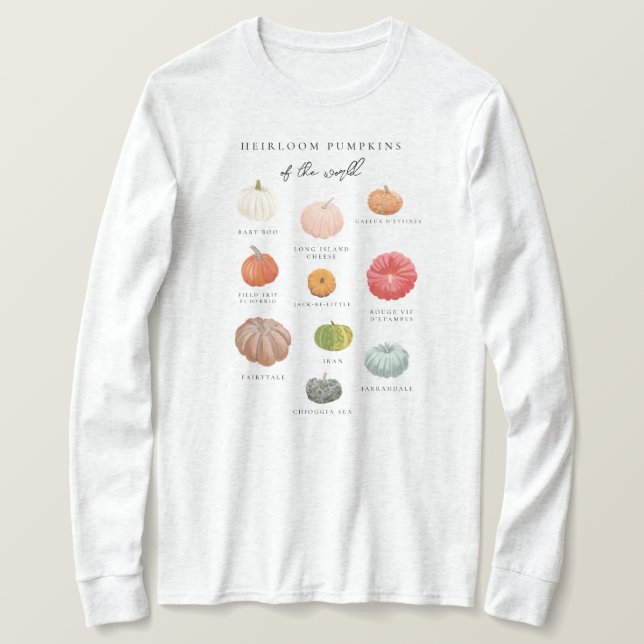 Heirloom Pumpkins T Shirt (Design framsida)